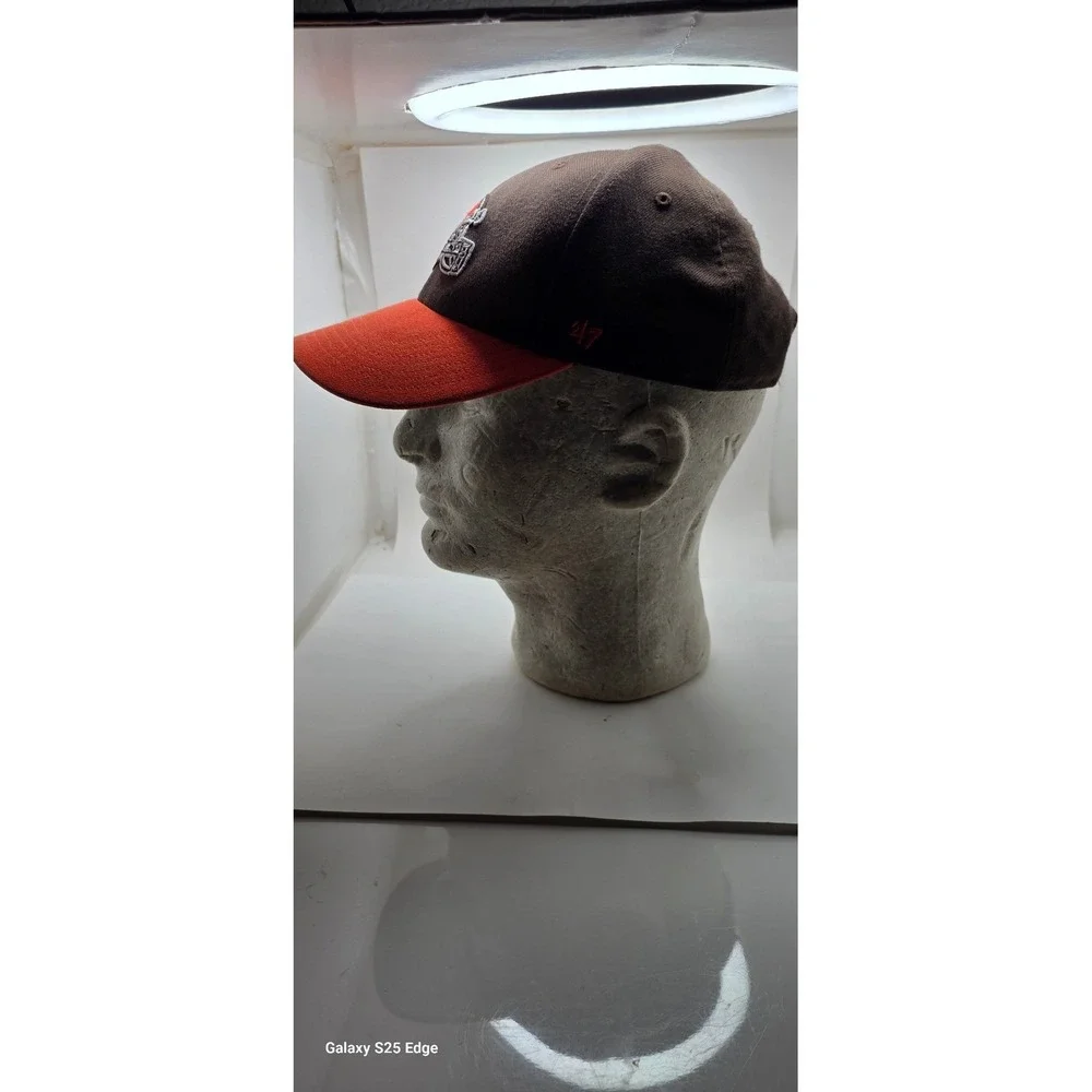 47 Brand Cleveland Browns NFL Youth Hat Brown Orange Embroidered Baseball Cap